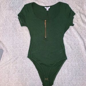 Green bodysuit